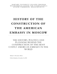 history of the construction of the american embassy in moscow