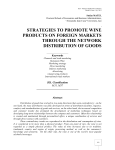 strategies to promote wine products on foreign markets through the