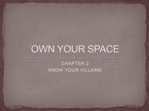 OWN YOUR SPACE