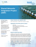 Shared Networks Integration Project (SNIP)