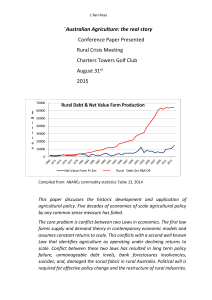 Australian Agriculture the real story - Ben Rees