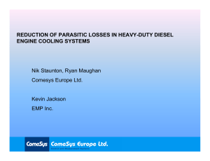 reduction of parasitic losses in heavy