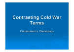 Contrasting Cold War Terms - Parkway C-2