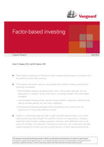 The buck stops here: Vanguard money market funds Factor