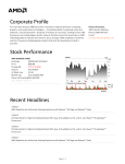 Corporate Profile Stock Performance Recent Headlines