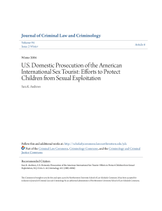 Efforts to Protect Children from Sexual Exploitation