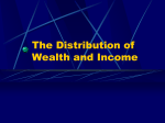 The Distribution of Wealth and Income