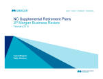 NC Supplemental Retirement Plans JP Morgan Business Review