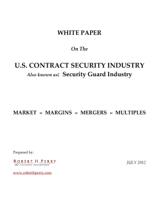 us contract security industry - the Florida Association of Security