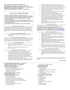 HIGHLIGHTS OF PRESCRIBING