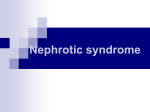 Nephrotic syndsome
