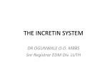 THE INCRETIN SYSTEM
