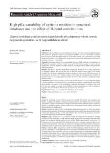 High pKa variability of cysteine residues in structural databases and