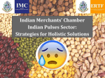 IMC-ERTF Seminar on Indian Pulses * Strategies for Holistic