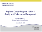 2010-11 Regional Cancer Program Progress Report