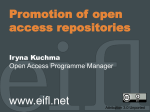 PPT - Confederation of Open Access Repositories