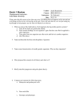 Bio 313 Exam 1 Review - Iowa State University