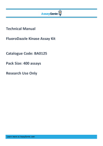 Catalogue Code: BA0125 Pack Size: 400 assays