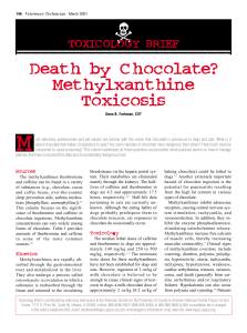 Methylxanthine Toxicosis
