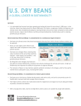 US Dry Beans Sustainability - US Sustainability Alliance