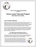 Library Loaner Telescope Program
