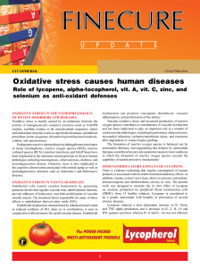 Oxidative stress causes human diseases