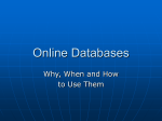 Online Databases - Mahtomedi High School