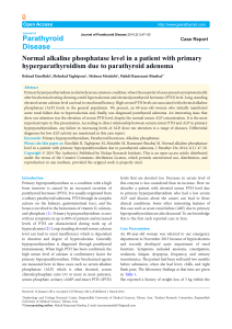 Normal alkaline phosphatase level in a patient with primary