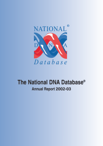 The National DNA Database