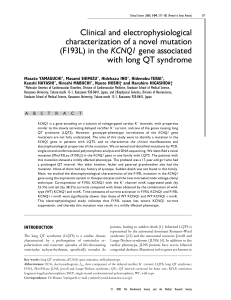 (F193L) in the KCNQ1 gene associated with long