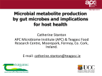 Microbial metabolite production by gut microbes and implications for