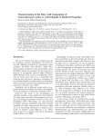 Characterization of the Fatty Acid Composition of