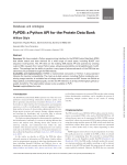 PyPDB: a Python API for the Protein Data Bank