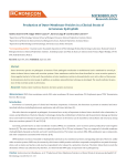 Production of Outer Membrane Vesicles in a Clinical