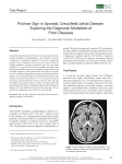 Pulvinar Sign in Sporadic Creutzfeldt-Jakob Disease