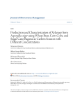 Production and Characterization of Xylanase from