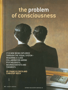 The Problem of Consciousness by Francis Crick and