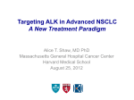 Targeting ALK in Advanced NSCLC A New Treatment