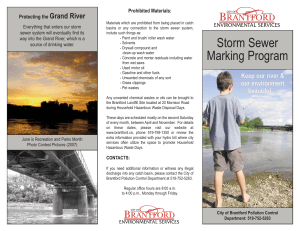 Storm Sewer Marking Program