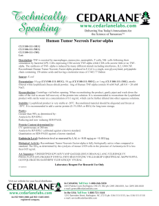 Human Tumor Necrosis Factor-alpha