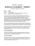 MARXIAN ECONOMIC THEORY