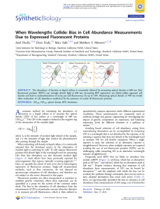 When Wavelengths Collide: Bias in Cell Abundance Measurements