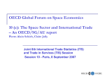 The Space Sector and International Trade