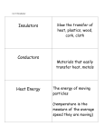 List 8 Vocabulary Cards - Endeavor Charter School