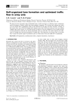 Self-organized lane formation and optimized traffic flow in army ants