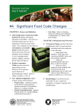 4: Significant Food Code Changes