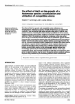 The effect of NaCl on the growth of a Halomonas