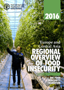 Regional Overview of Food Insecurity/Europe and Central Asia 2016