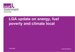 LGA update on energy, fuel poverty and climate local
