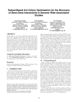 Subset-Based Ant Colony Optimisation for the Discovery of Gene